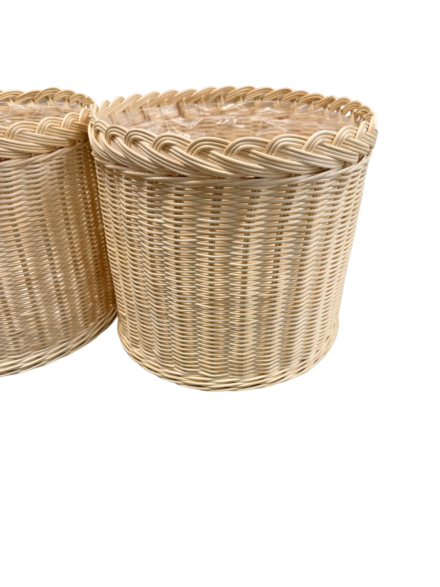 Amanda Lindroth Braided Wicker "Everything" Basket