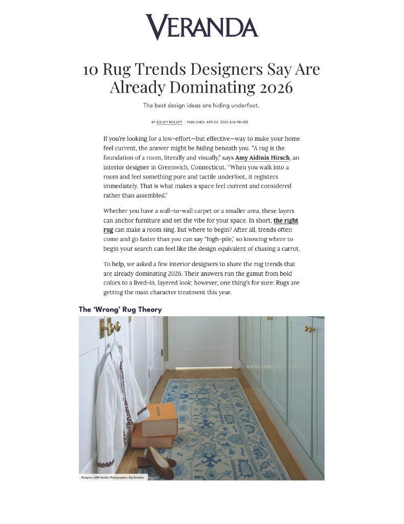 10 Rug Trends Designers Say Are Already Dominating 2026