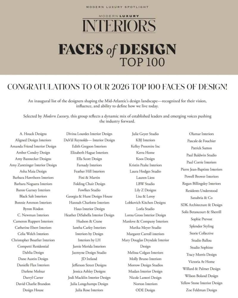 Top 100 Faces of Design 2026