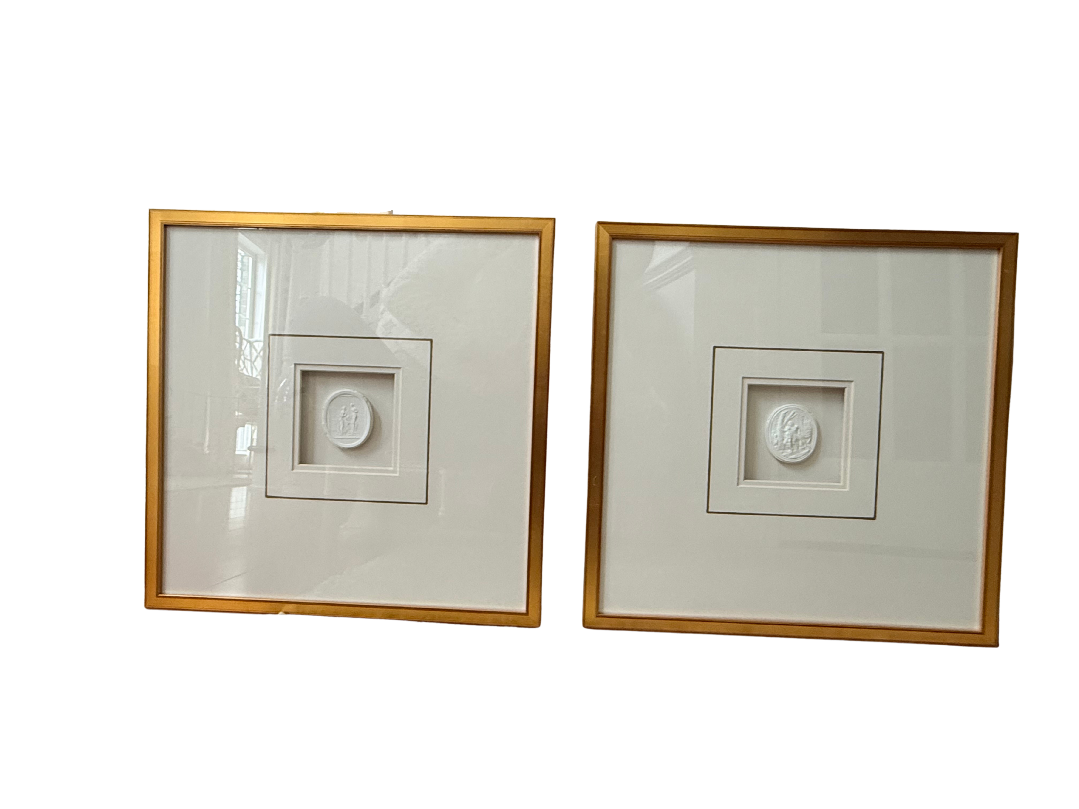 Pair of Framed Intaglios