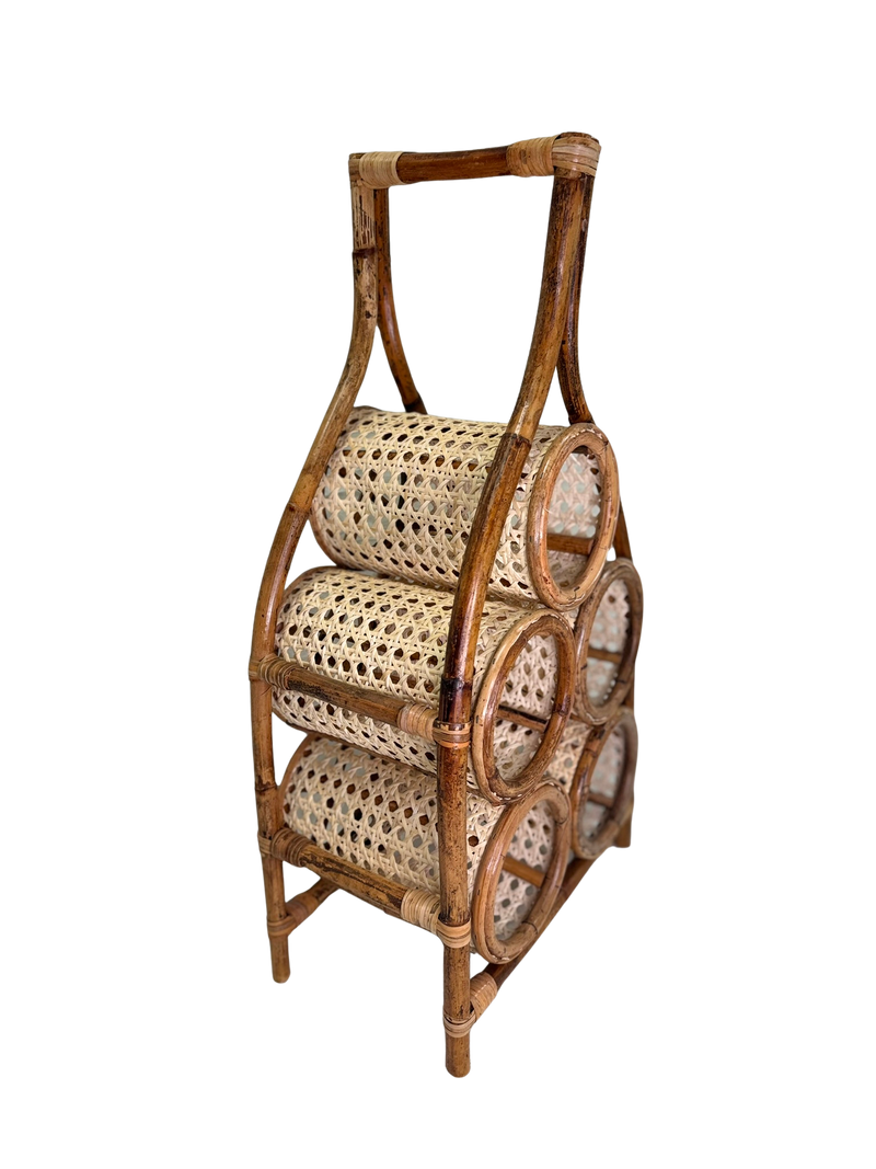 Rattan Wine Holder