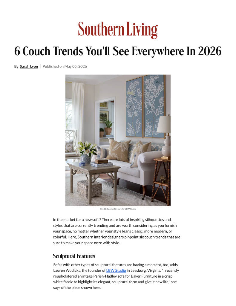 6 Couch Trends You'll See Everywhere in 2026
