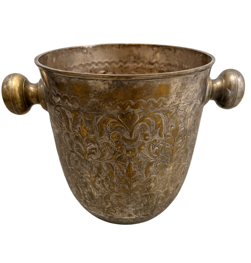 Vintage Silver Plate Decorative Ice Bucket