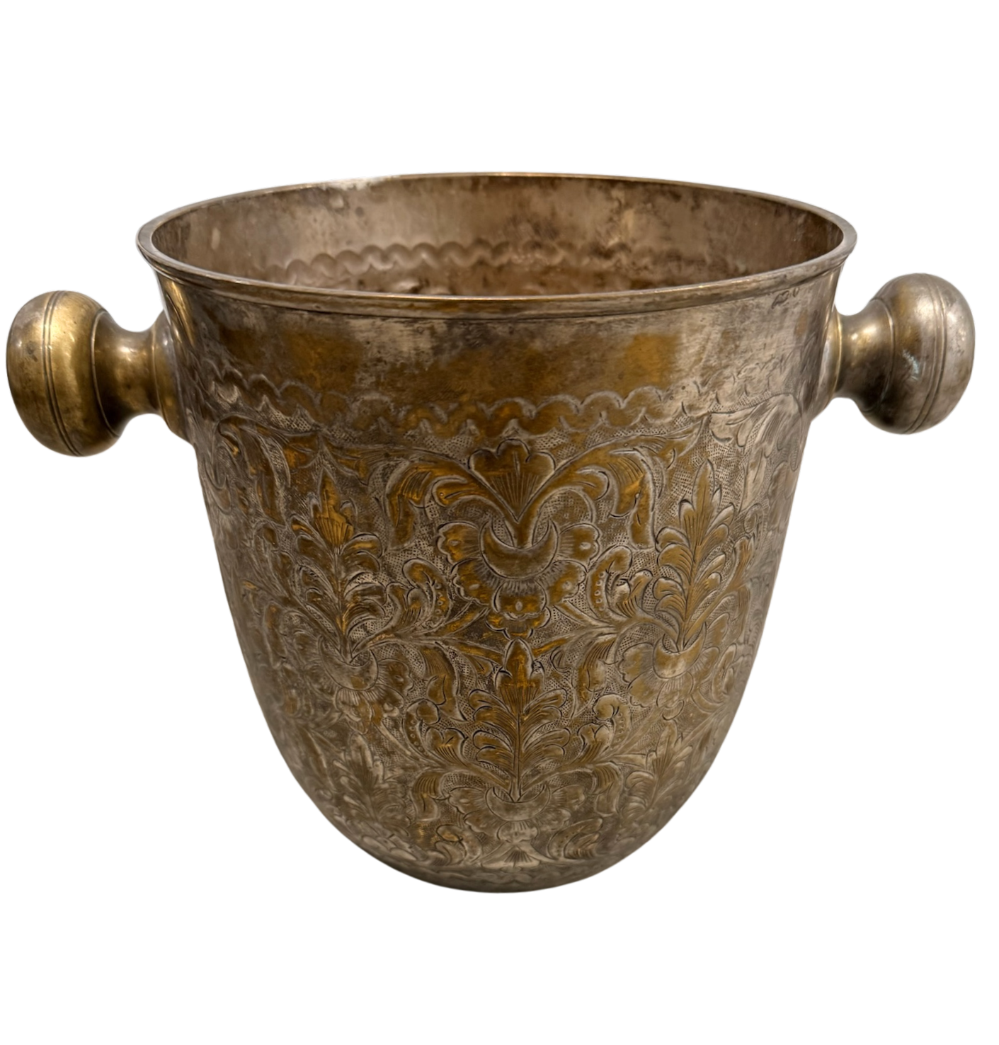 Vintage Silver Plate Decorative Ice Bucket