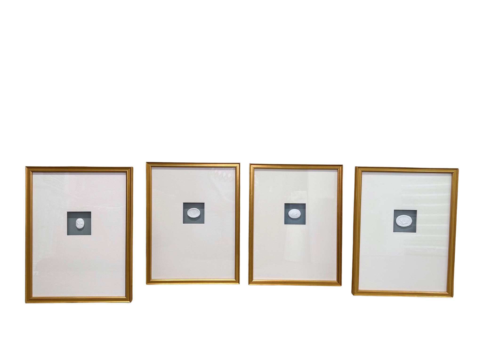 Set of Four Framed Intaglios