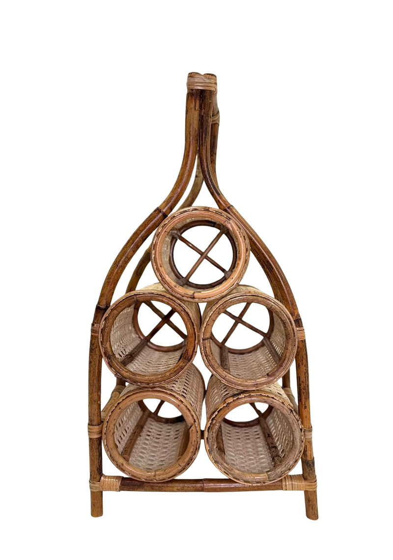 Rattan Wine Holder