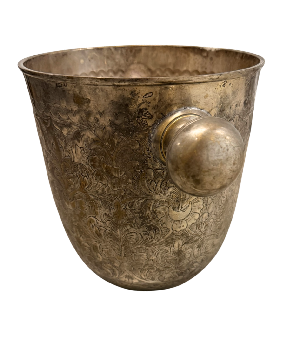 Vintage Silver Plate Decorative Ice Bucket