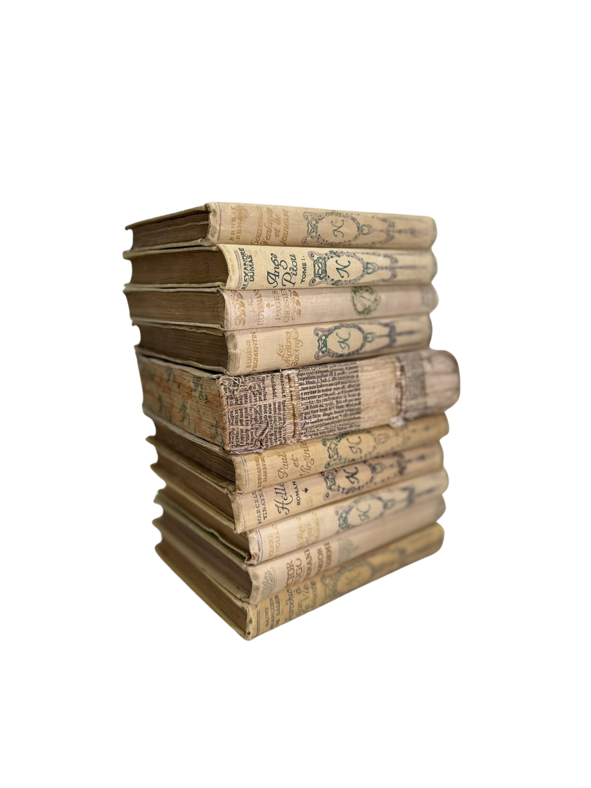 Antique Book Stack — LBW Studio