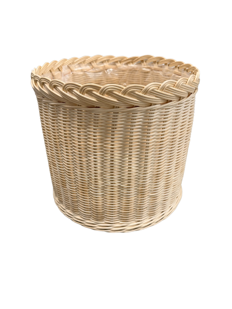 Amanda Lindroth Braided Wicker "Everything" Basket